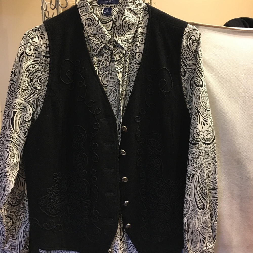 Button down and vest